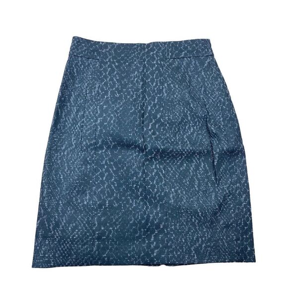 Tahari womens Madie pencil mini skirt black tab snakeskin 4 - Picture 1 of 4